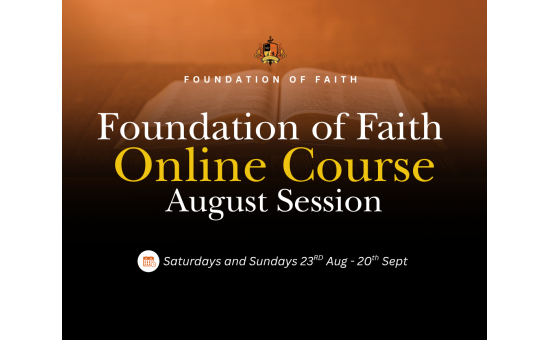 FOF Online Course August 2026